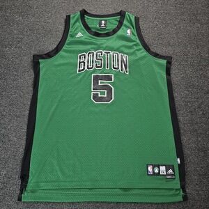 Boston Celtics Kevin Garnett Jersey 2XL +2 Legth Green Black NBA #5 Adidas